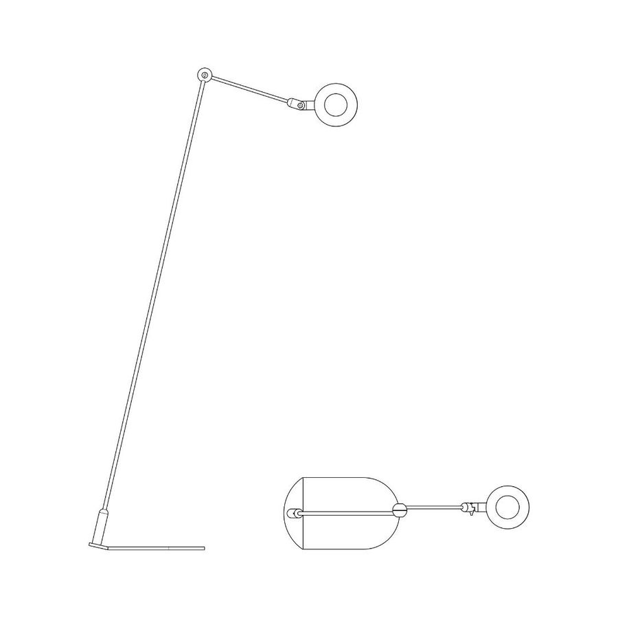 Напольный светильник Martinelli Luce L'amica 2303