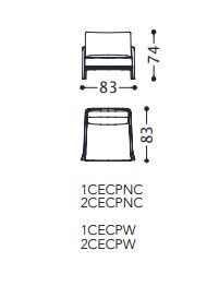 Дизайнерское кресло Alberta Cecile