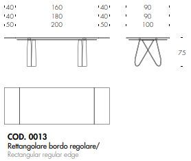 Стол-трансформер Tonin Casa Butterfly T8070ALG_glass