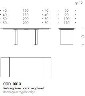 Стол-трансформер Tonin Casa Manhattan T8051ALG_glass