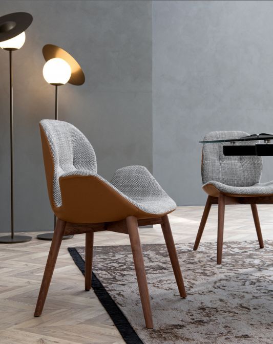 Удобный стул Tonin Casa Sorrento Esprit T7288