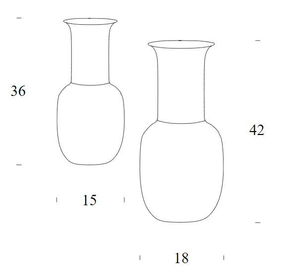 Модная ваза Tonin Casa Gruppo Aria T96001