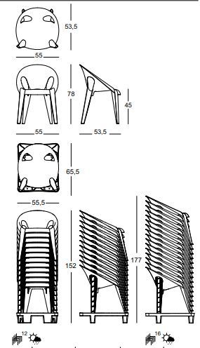 Садовый стул Magis Bell Chair