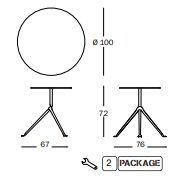 Дизайнерский столик Magis Officina Table