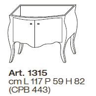 Ванная Tonin Casa CPB 443 L85 TMR02