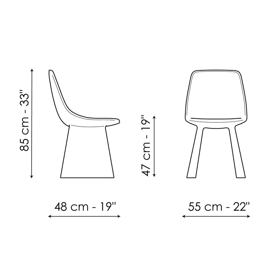 Дизайнерский стул Bonaldo Agea