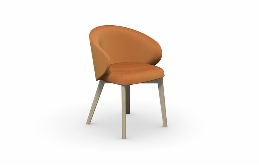 Мягкий стул Connubia Tuka CB2117, CB2117-MTO