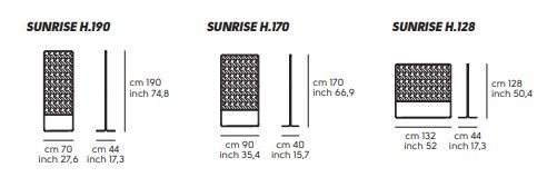 Современная ширма Midj Sunrise