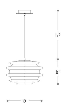 Элегантный светильник Italamp 4034 Orbite