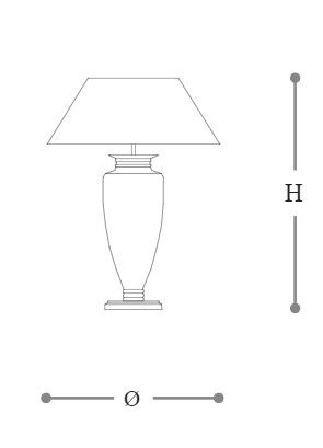 Стильная лампа Italamp 8310 Ambrosia