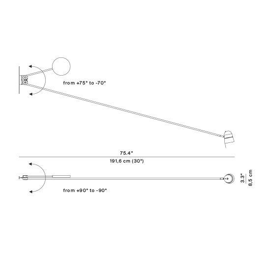 Настенный светильник Luce Plan Counterbalance