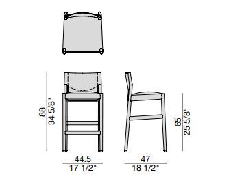 Стул для бара Porada Sveva stool