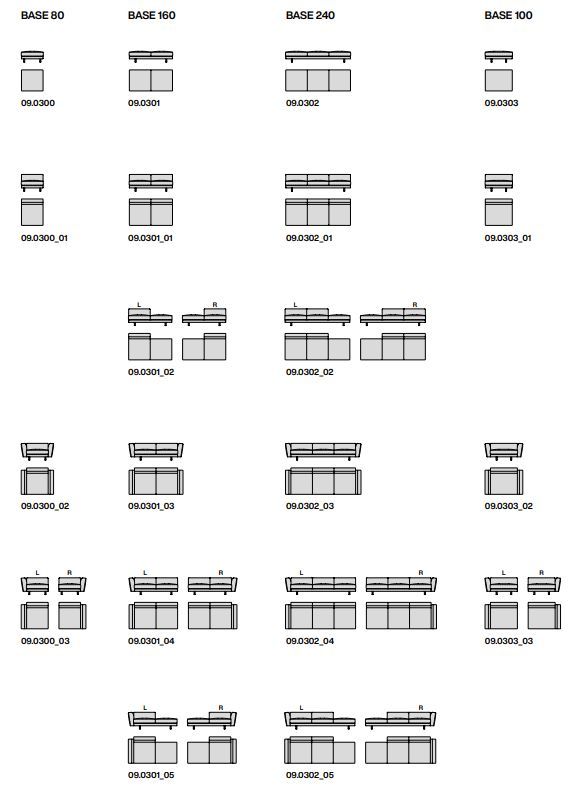 Модульный диван Porada Abacus