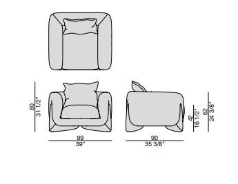 Удобное кресло Porada Softbay