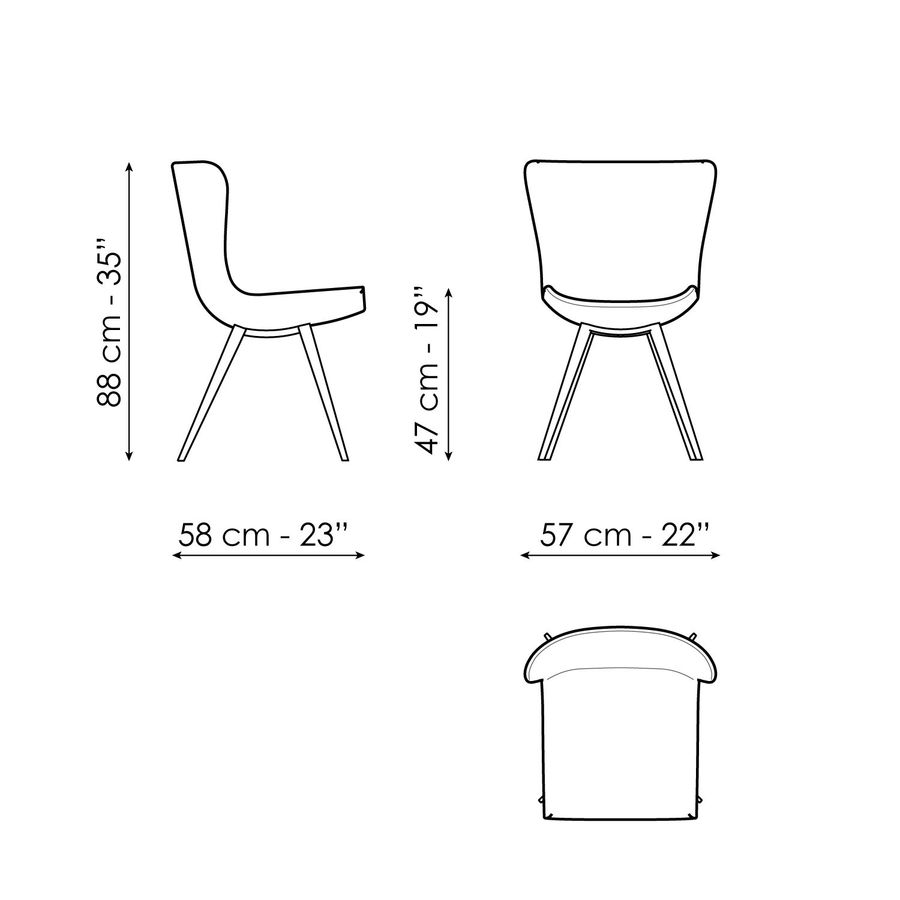 Дизайнерский стул Bonaldo Colibrì Chair