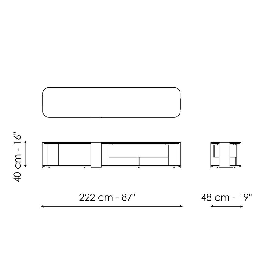 Тумба для ТВ Bonaldo Paddle TV Stand