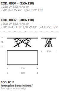 Деревянный стол Tonin Casa Thunder_wood T8270FSW