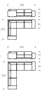 Современный диван Tonin Casa London