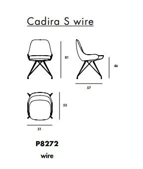 Дизайнерский стул Sovet Italia Cadira S Wire