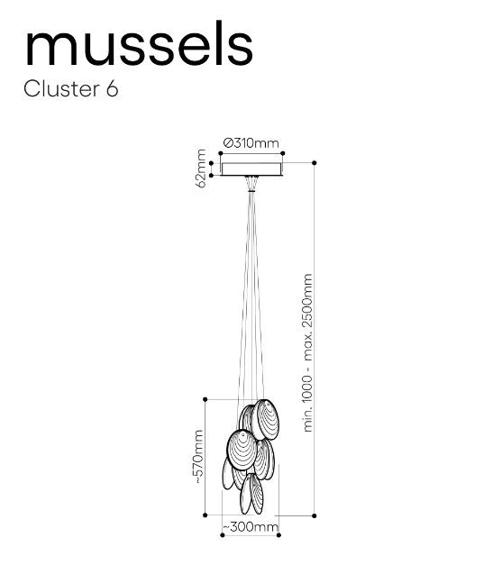 Элегантный светильник Bomma Mussels