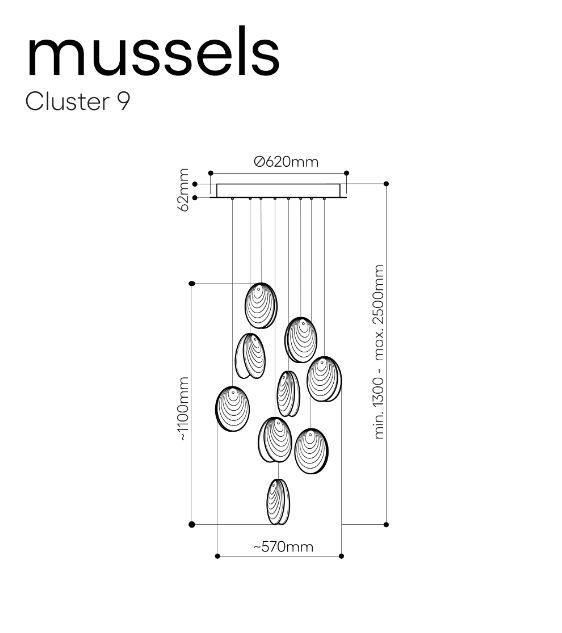 Элегантный светильник Bomma Mussels