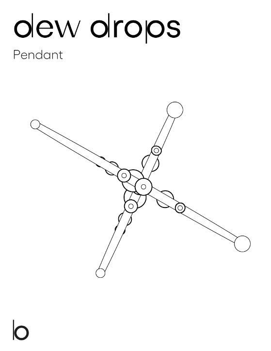 Подвесной светильник Bomma Dew Drops
