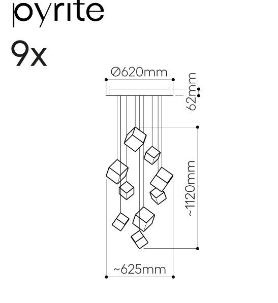 Подвесной светильник Bomma Pyrite