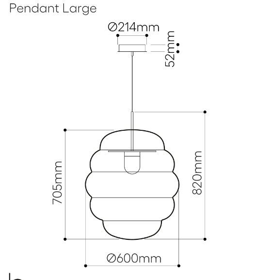 Подвесной светильник Bomma Blimp
