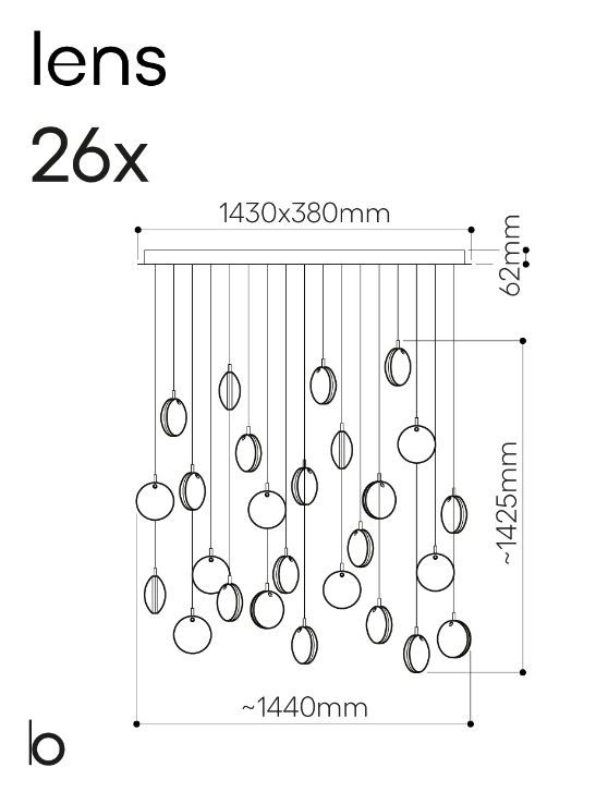 Стильный светильник Bomma Lens