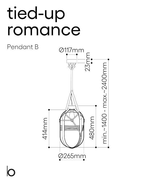Элегантный светильник Bomma Tied-up Romance