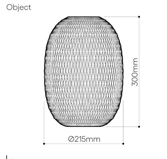 Современная ваза Bomma Metamorphosis Vase