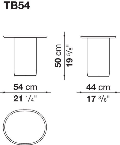 Дизайнерский стол B&B Button Tables