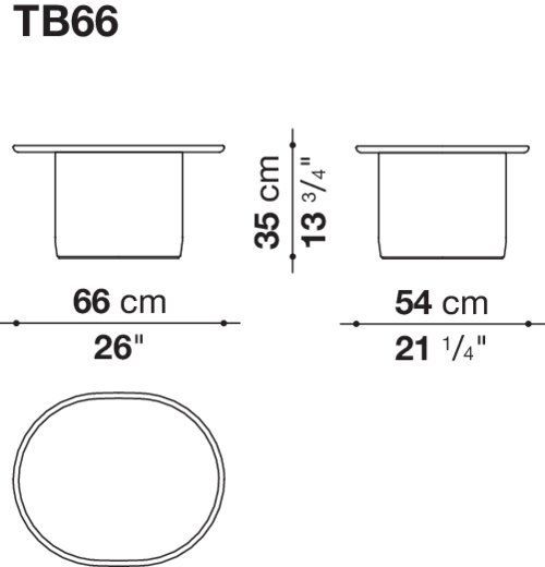 Дизайнерский стол B&B Button Tables