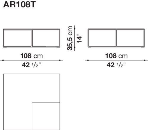 Журнальный столик B&B Area