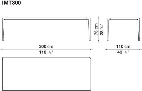 Обеденный стол B&B Mirto Indoor