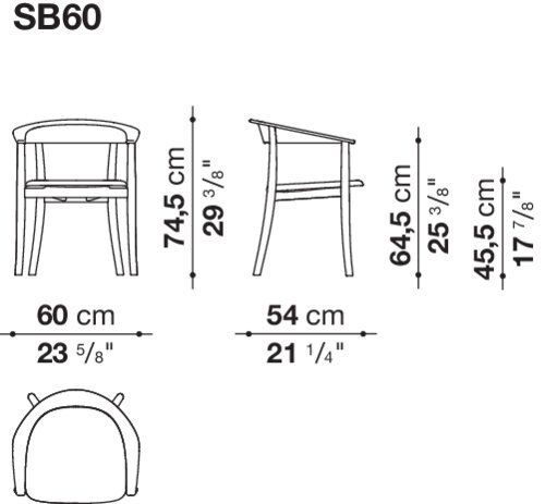 Обеденный стул B&B Belle