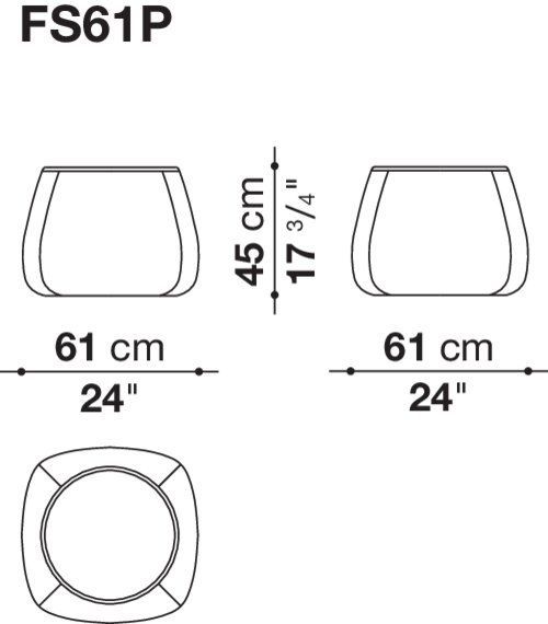 Дизайнерское кресло B&B Fat-Sofa