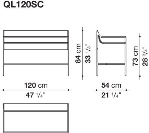 Письменный стол B&B Quiet Lines Writing-Desk