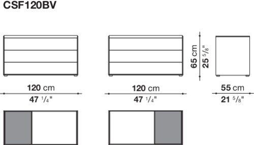 Дизайнерский комод B&B Surface