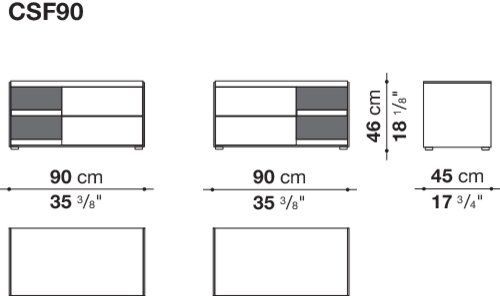 Дизайнерский комод B&B Surface