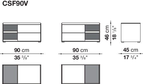 Дизайнерский комод B&B Surface