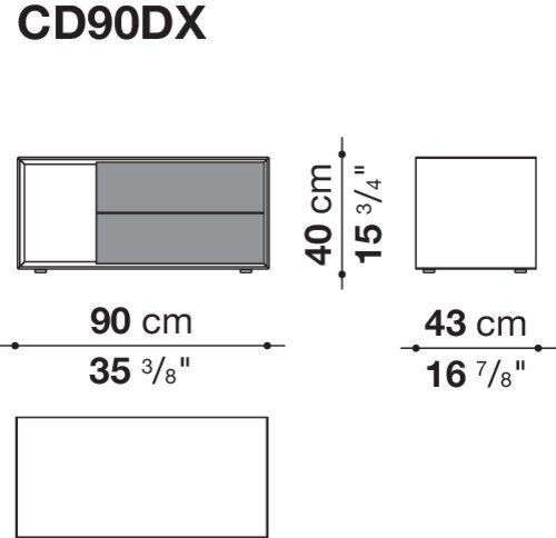 Стильные комоды и тумбы B&B Dado