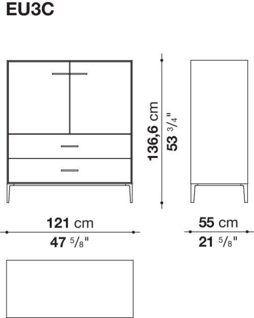 Стильный буфет B&B Eucalipto