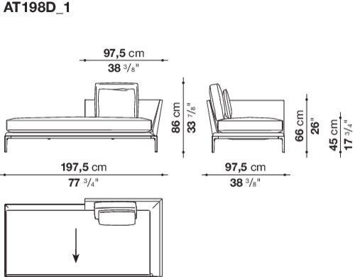 Модульный диван B&B B&B Atoll