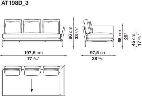 Модульный диван B&B B&B Atoll