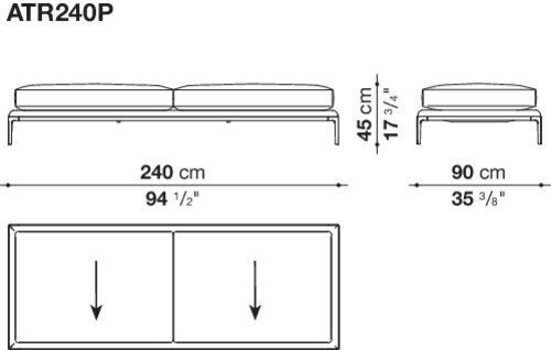 Модульный диван B&B B&B Atoll