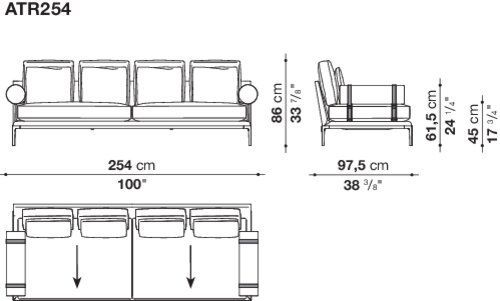 Модульный диван B&B B&B Atoll