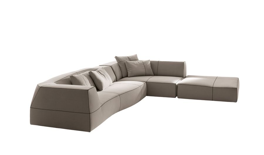 Современный диван B&B Bend-Sofa