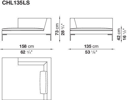 Современный диван B&B Charles Large