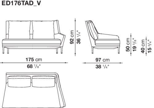 Шикарный диван B&B Édouard